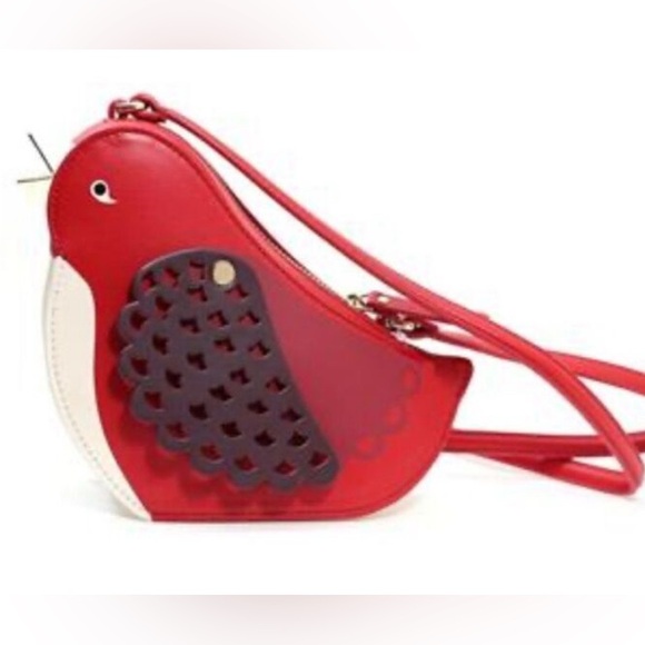 kate spade Handbags - SOLD🎉 KATE SPADE OOH LA LA RED CARPET BIRD CROSSBODY